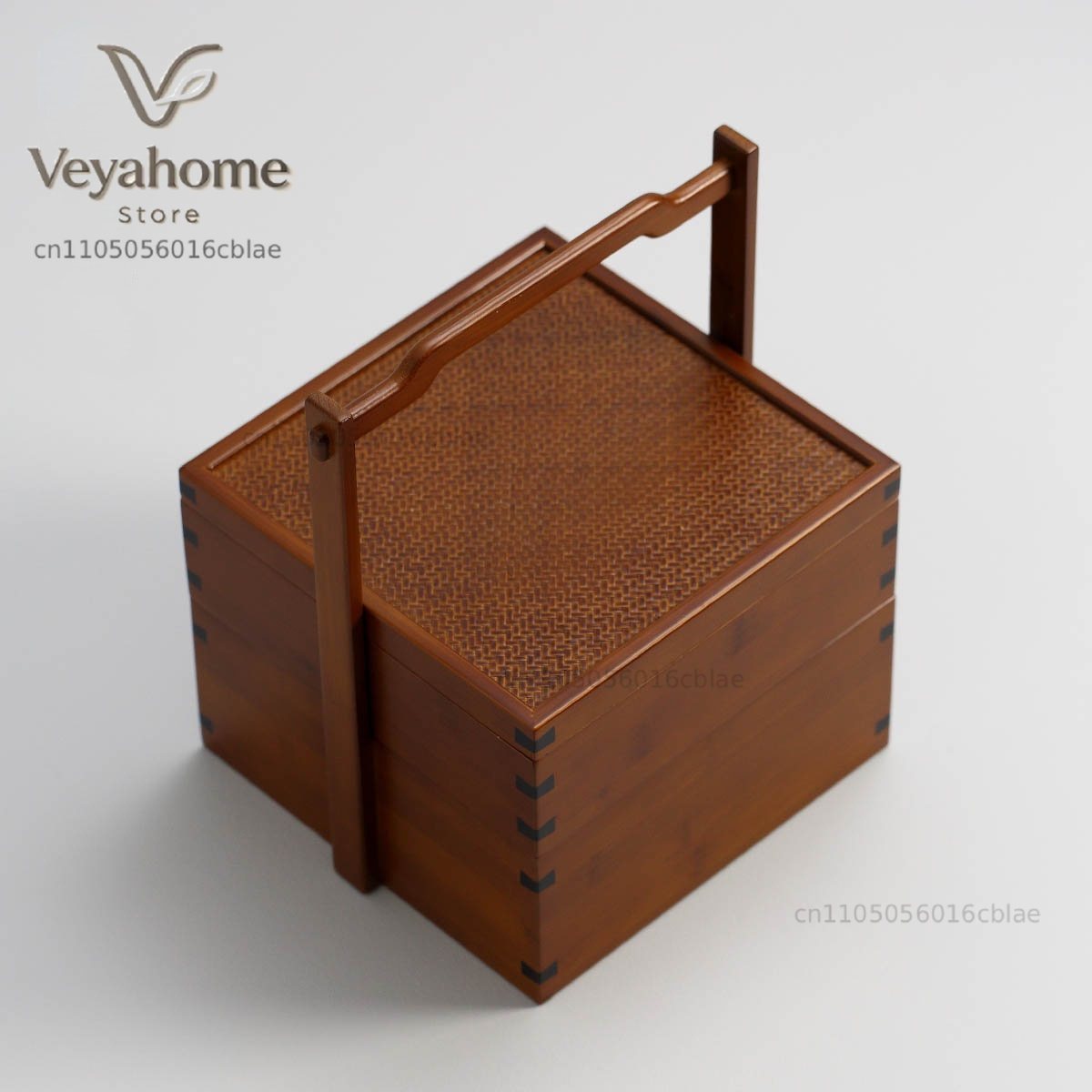 Bamboo Tea Set Storage Box Chi - đánh giá và giá Food Snacks Basket