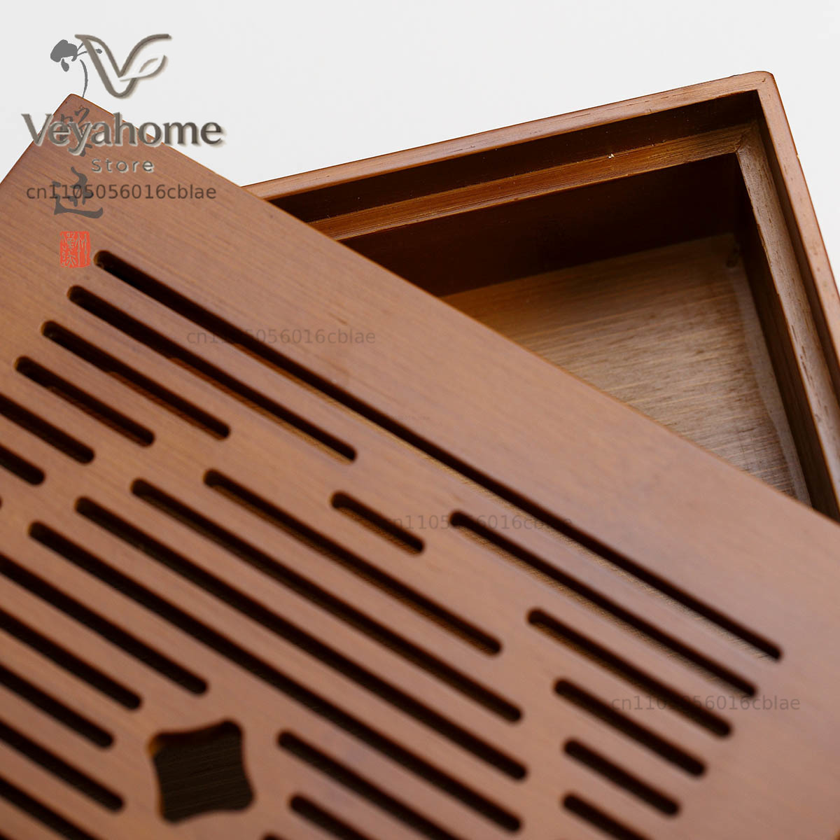 Bamboo Tea Set Storage Box Chi - đánh giá và giá Food Snacks Basket