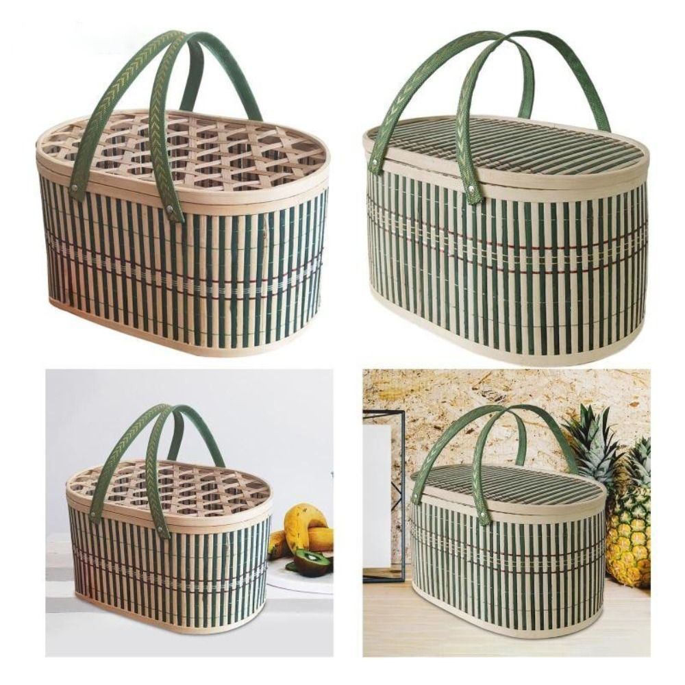 Durable Handmade Bamboo Basket - đánh giá và giá Food Snacks Basket
