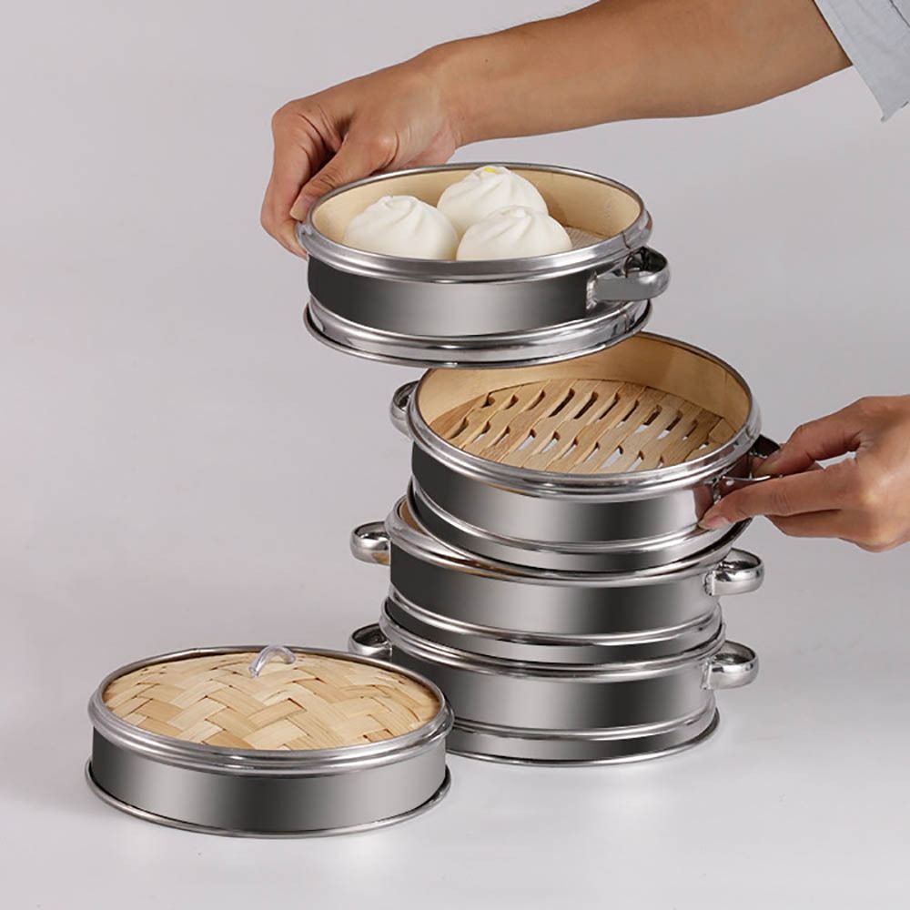New Bamboo Bamboo Steamer Weav - đánh giá và giá Food Snacks Basket