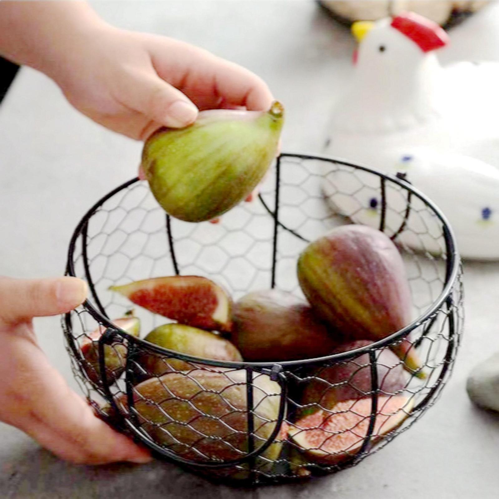 Metal Egg Storage Basket Snack - đánh giá và giá Food Snacks Basket