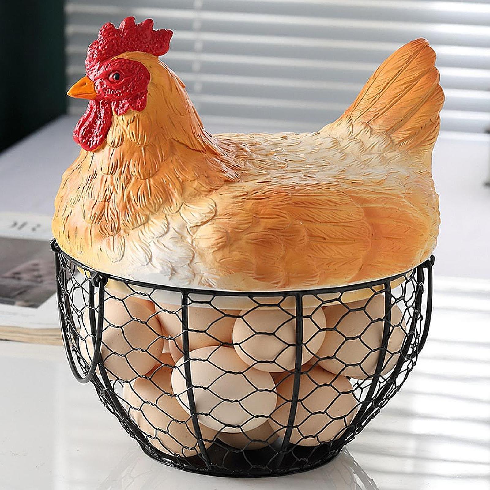 Egg Basket with Lid Kitchen Su - đánh giá và giá Food Snacks Basket