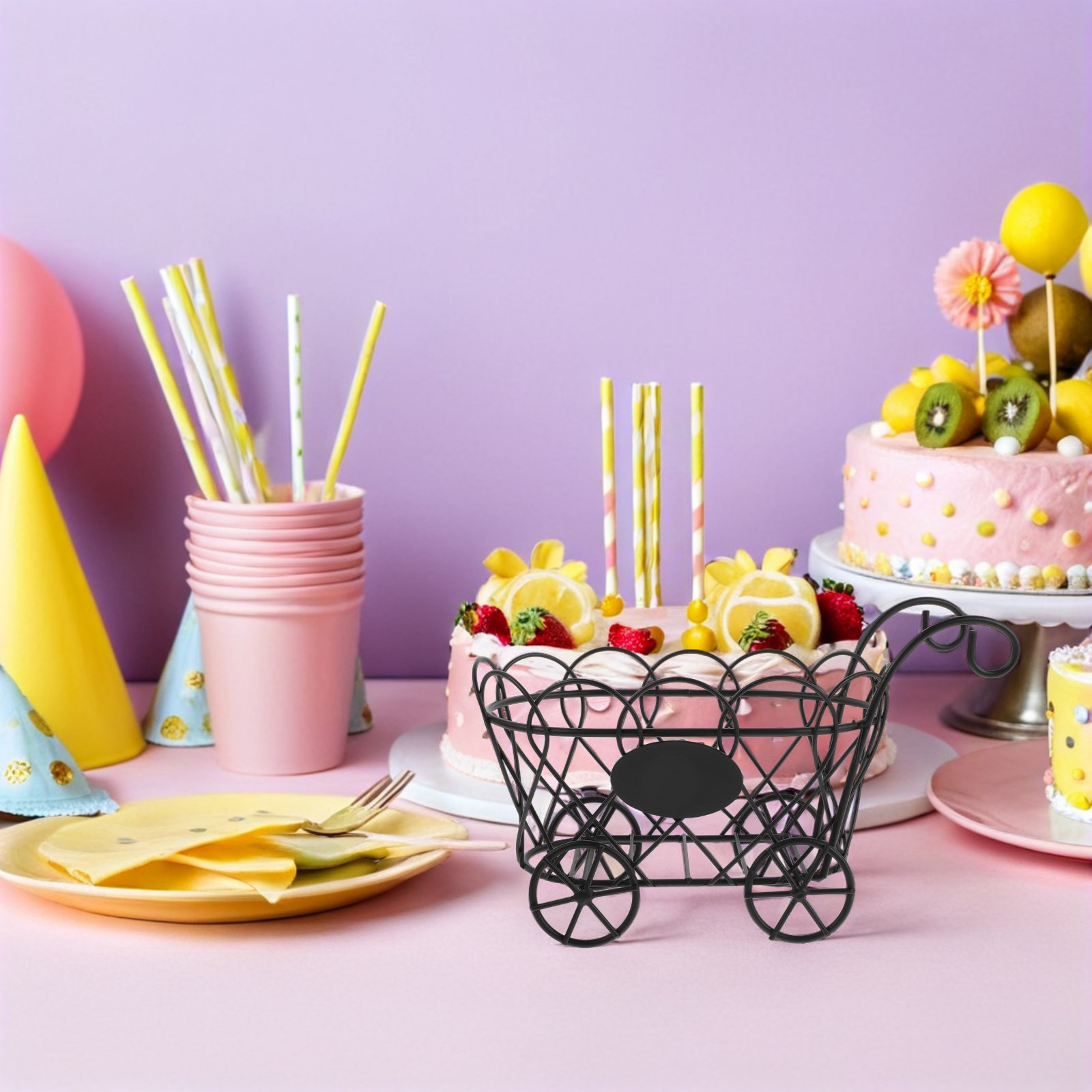 French Fries Basket Cradle Car - đánh giá và giá Food Snacks Basket