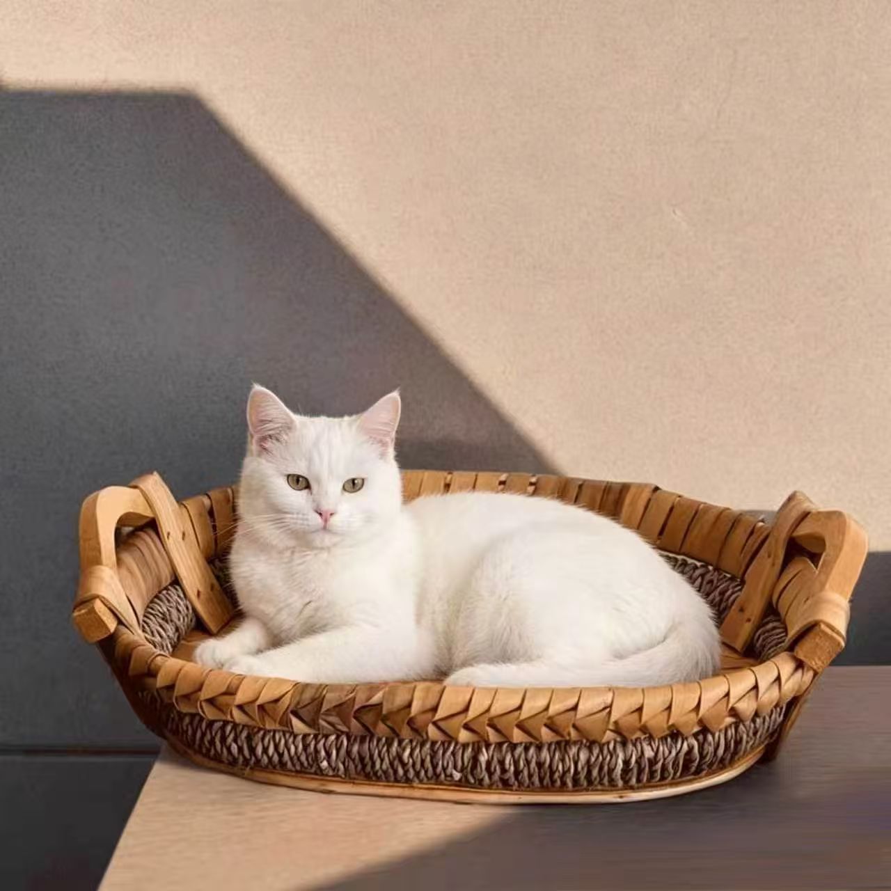 Vintage Hand Woven Natural Wil - đánh giá và giá Food Snacks Basket