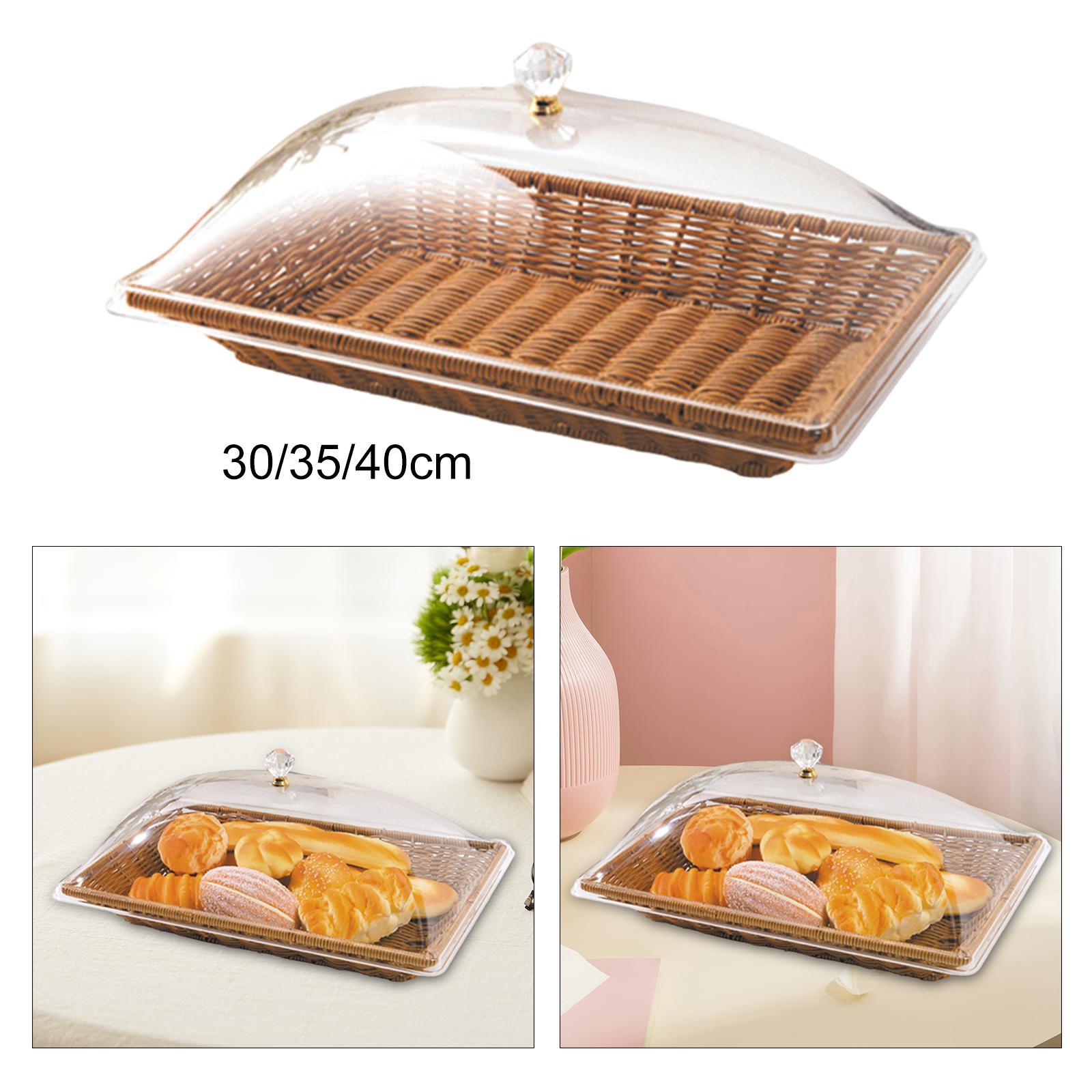 Imitation Rattan Woven Bread B - đánh giá và giá Food Snacks Basket