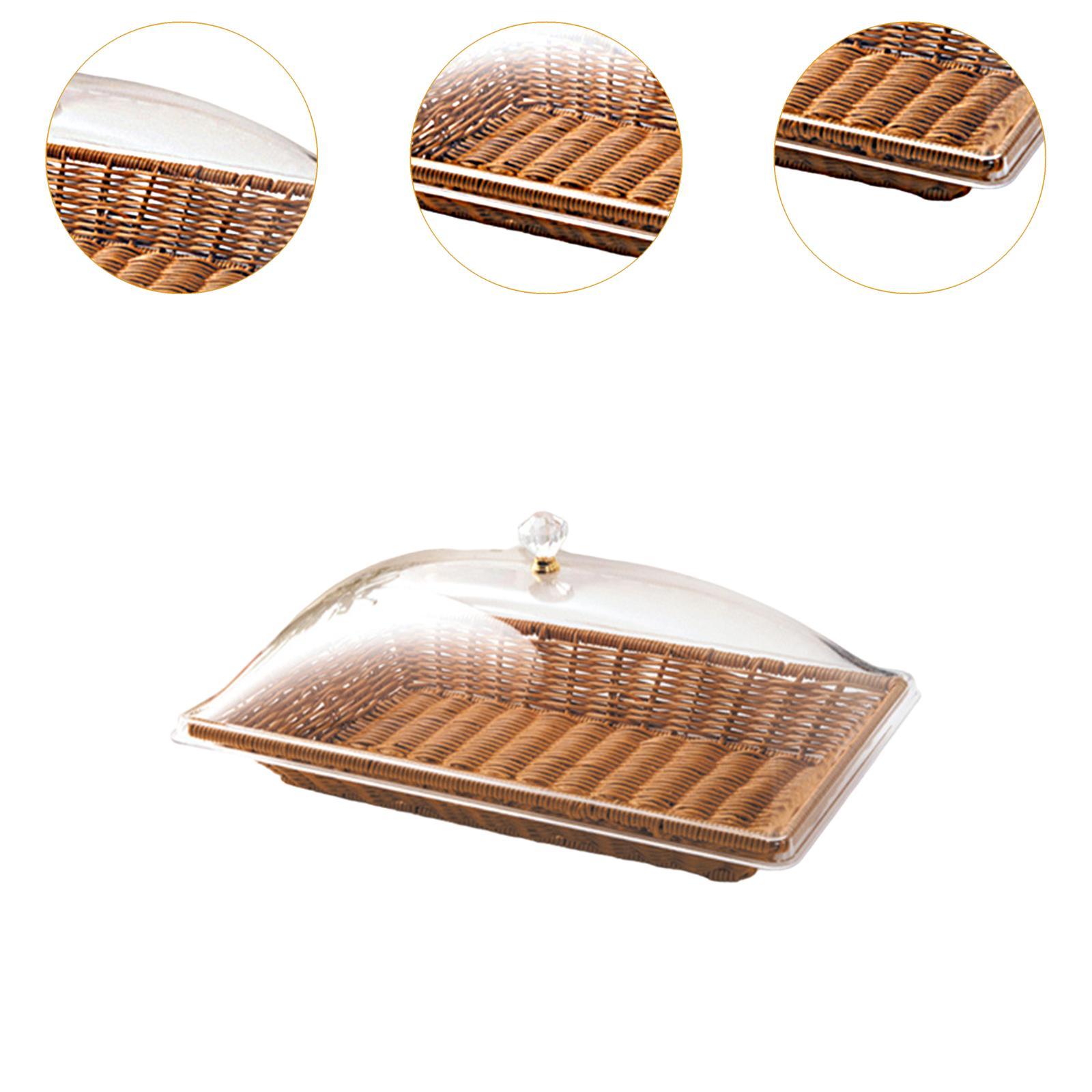 Imitation Rattan Woven Bread B - đánh giá và giá Food Snacks Basket